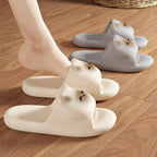 Cartoon Cat Slippers Home Non-slip Floor Bathroom Slipper Summer Bedroom House Shoes