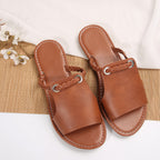 AURUM LUXE Minimalist Woven Beach Slippers - Essential Collection