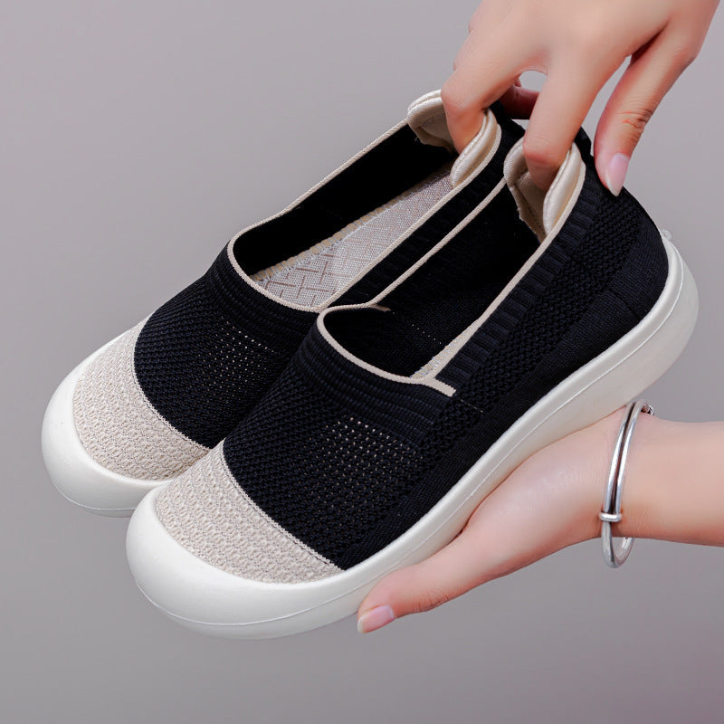 Female Soft Bottom Comfortable Slip-on Casual Shoes