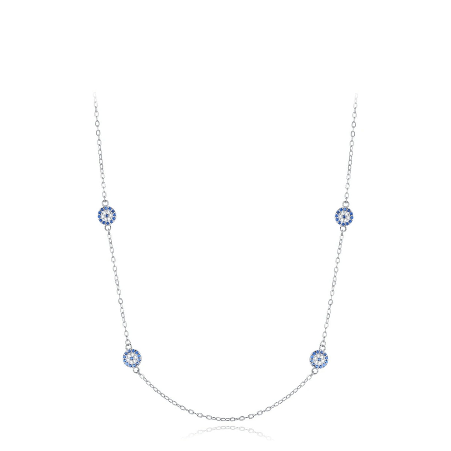 Hand of Fatima Turquoise Evil Eye Protection Necklace