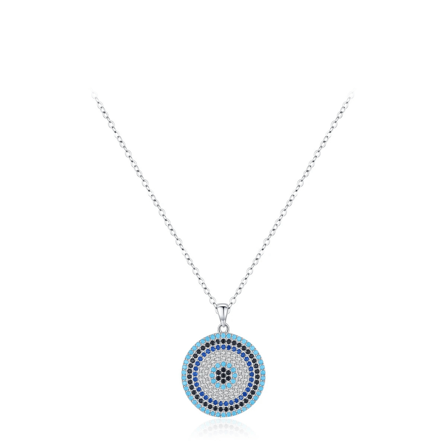 Hand of Fatima Turquoise Evil Eye Protection Necklace