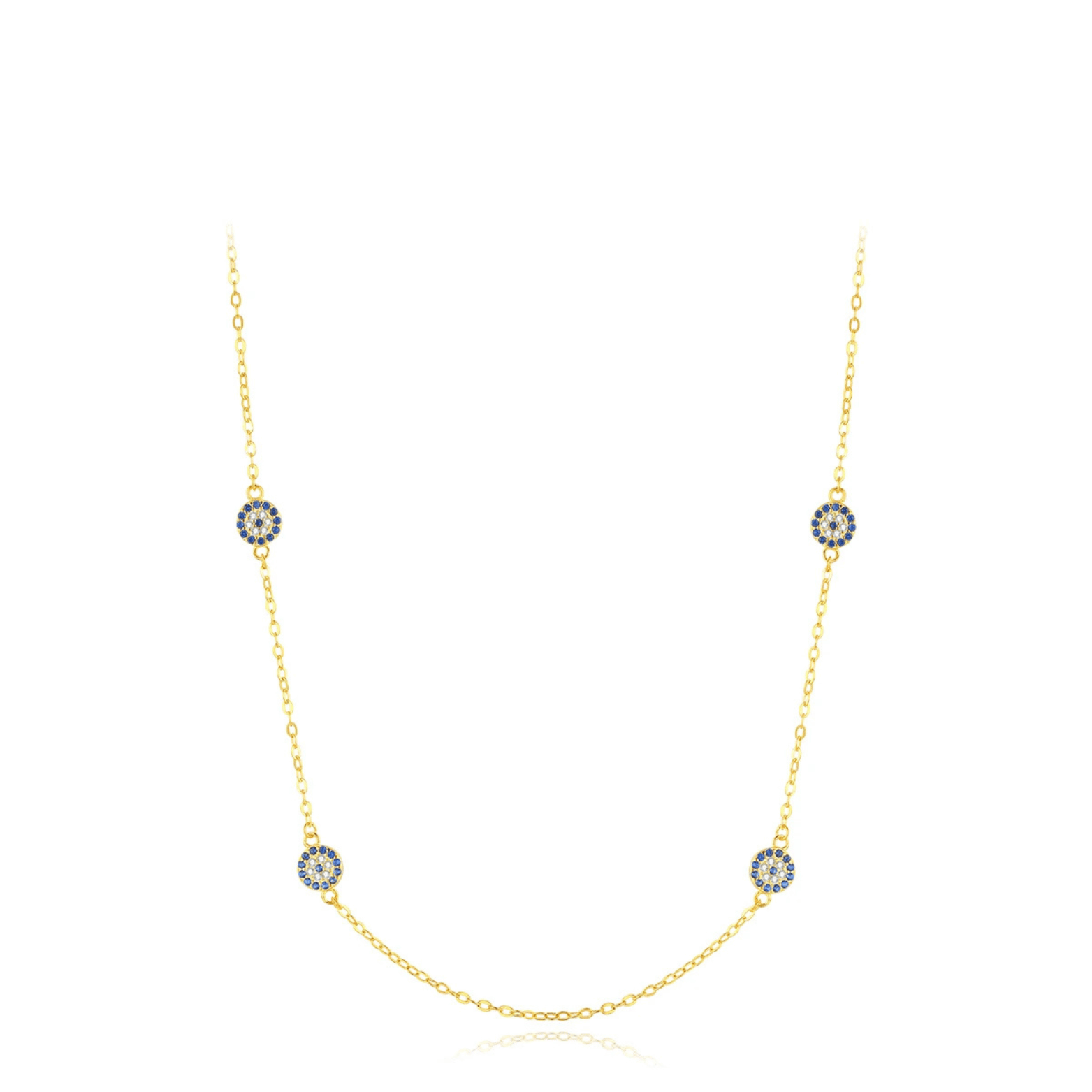 Hand of Fatima Turquoise Evil Eye Protection Necklace