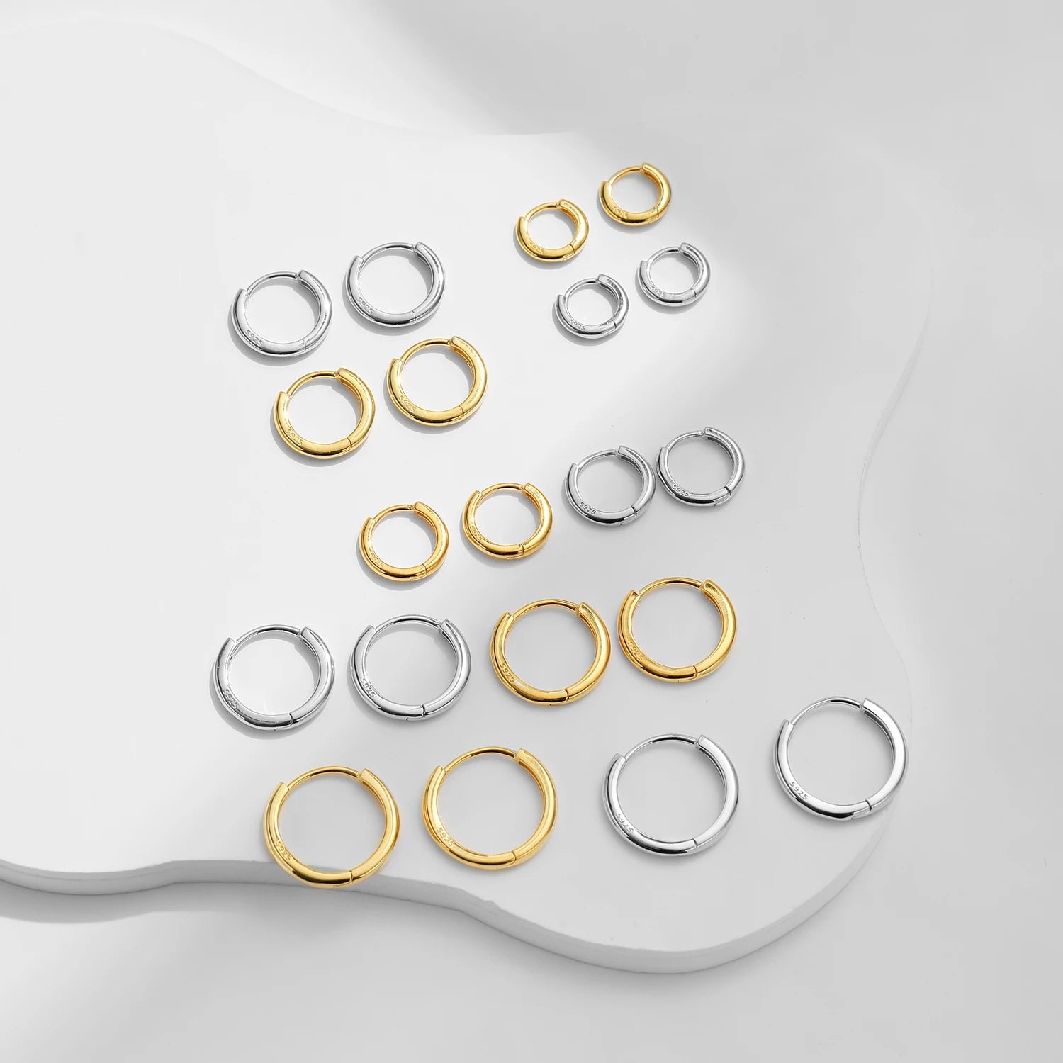 Classic Hoop Earrings - Gold & Silver