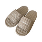 Women's Woven Plaid Soft Bottom Slippers