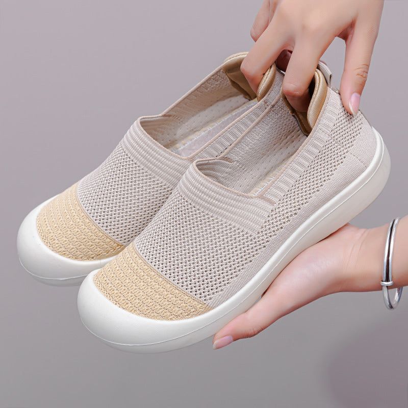 Female Soft Bottom Comfortable Slip-on Casual Shoes